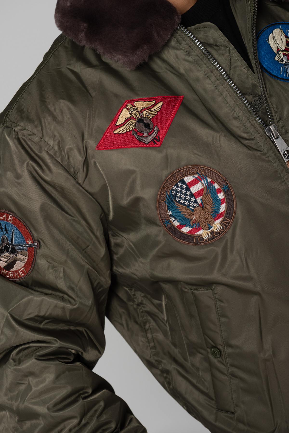 Men's jacket with patches - Image n°10