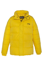 Yellow unisex down jacket - Image n°1