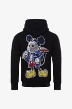 Black Mickey sweatshirt with rhinestones - Image n°6
