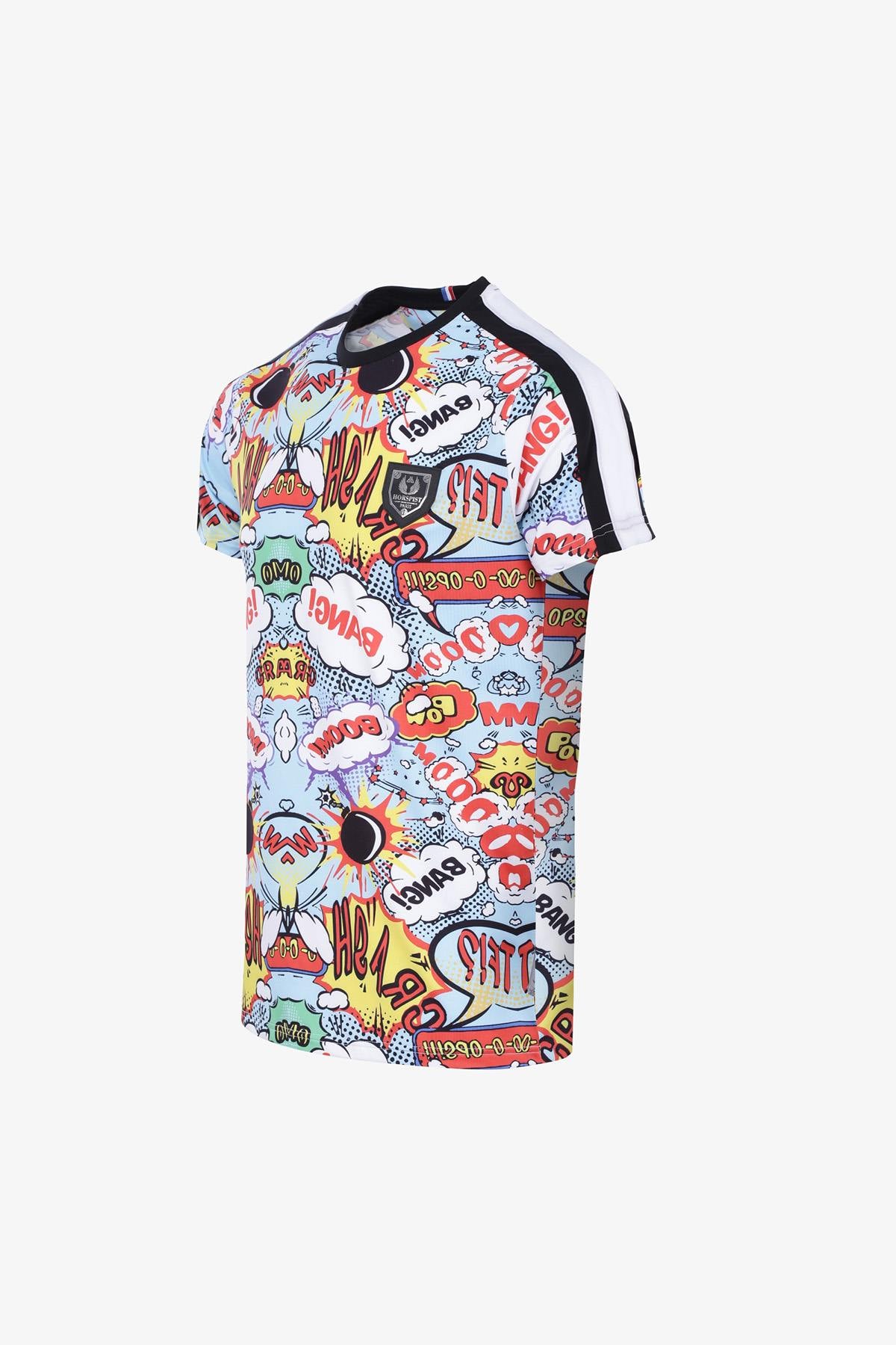 Colorful round neck t-shirt - Image n°9