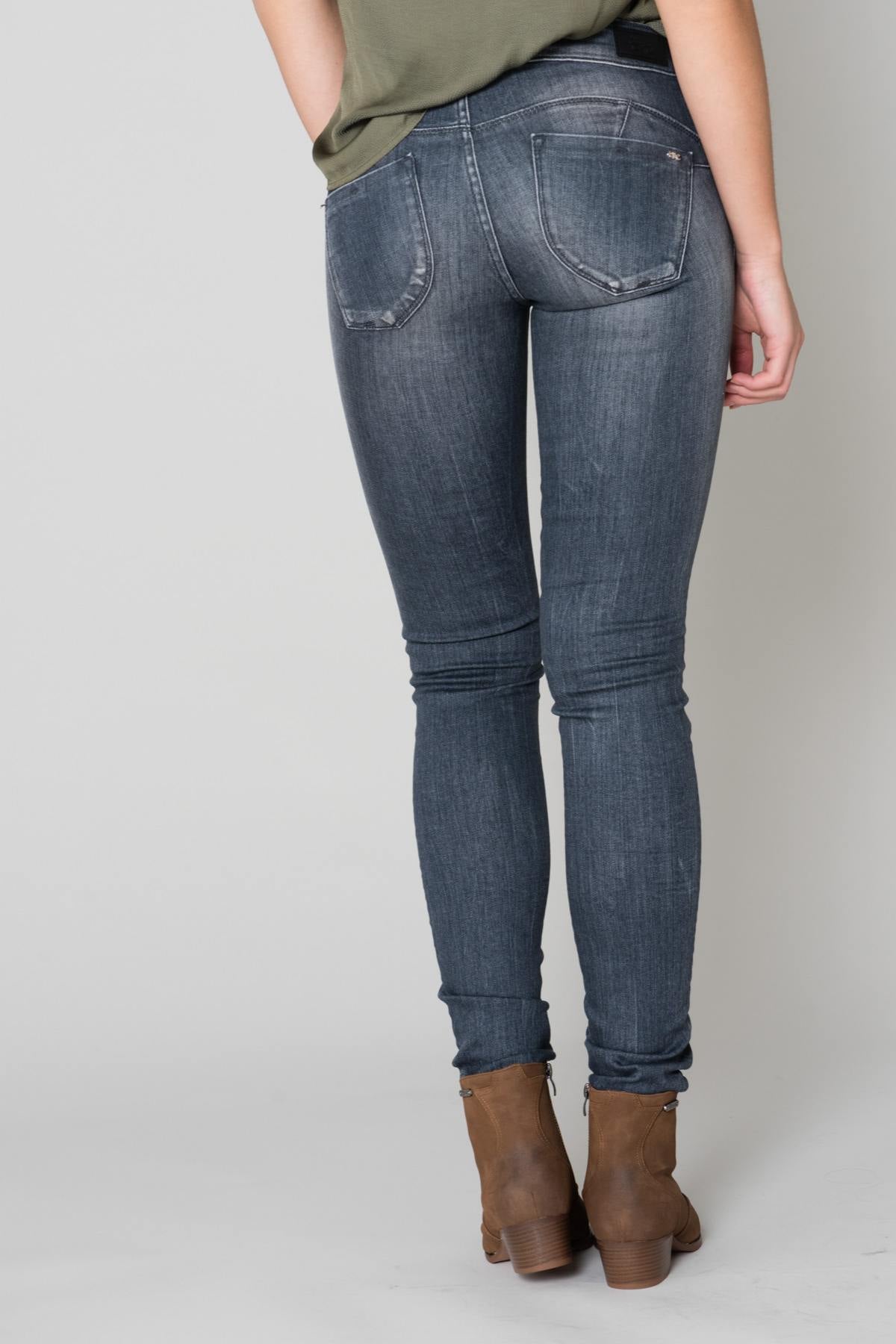 Gray slim fit jeans - Image n°3