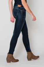 Slim raw blue jeans - Image n°6