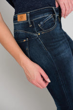 Slim raw blue jeans - Image n°3