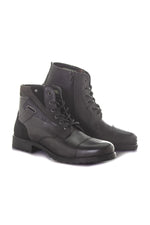 Men's black high-top shoes - Image n°1