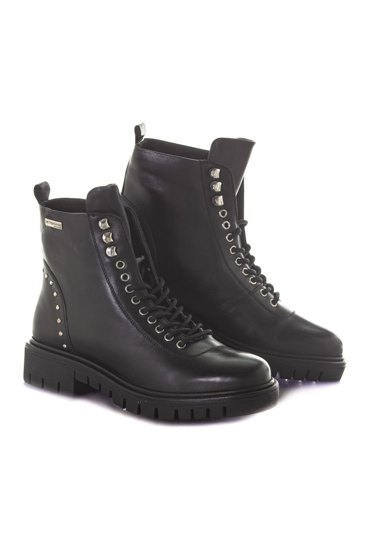 Leather high tops - Image n°1