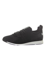 Black dual material sneakers - Image n°7