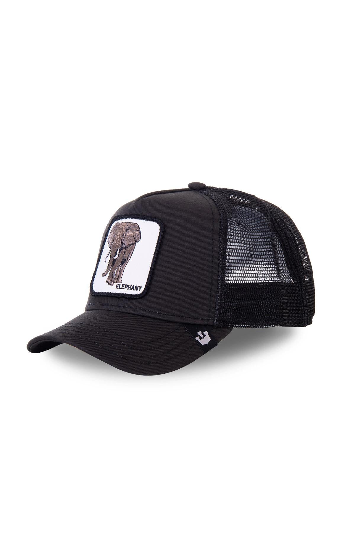 Mixed cap with elephant crest - Image n°1