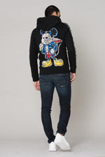 Black Mickey sweatshirt with rhinestones - Image n°3