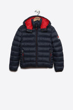 Children's navy blue down jacket - Image n°2