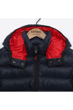 Children's navy blue down jacket - Image n°5