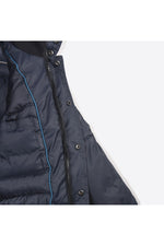 Boys' warm navy blue hooded jacket - Image n°6