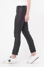 Women's black polyester pants - Image n°4
