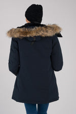 Women's parka with hood - Image n°4