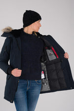 Women's parka with hood - Image n°7