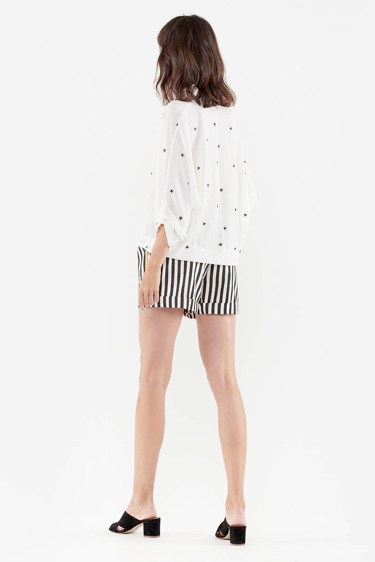 Off-white star embroidered blouse - Image n°4