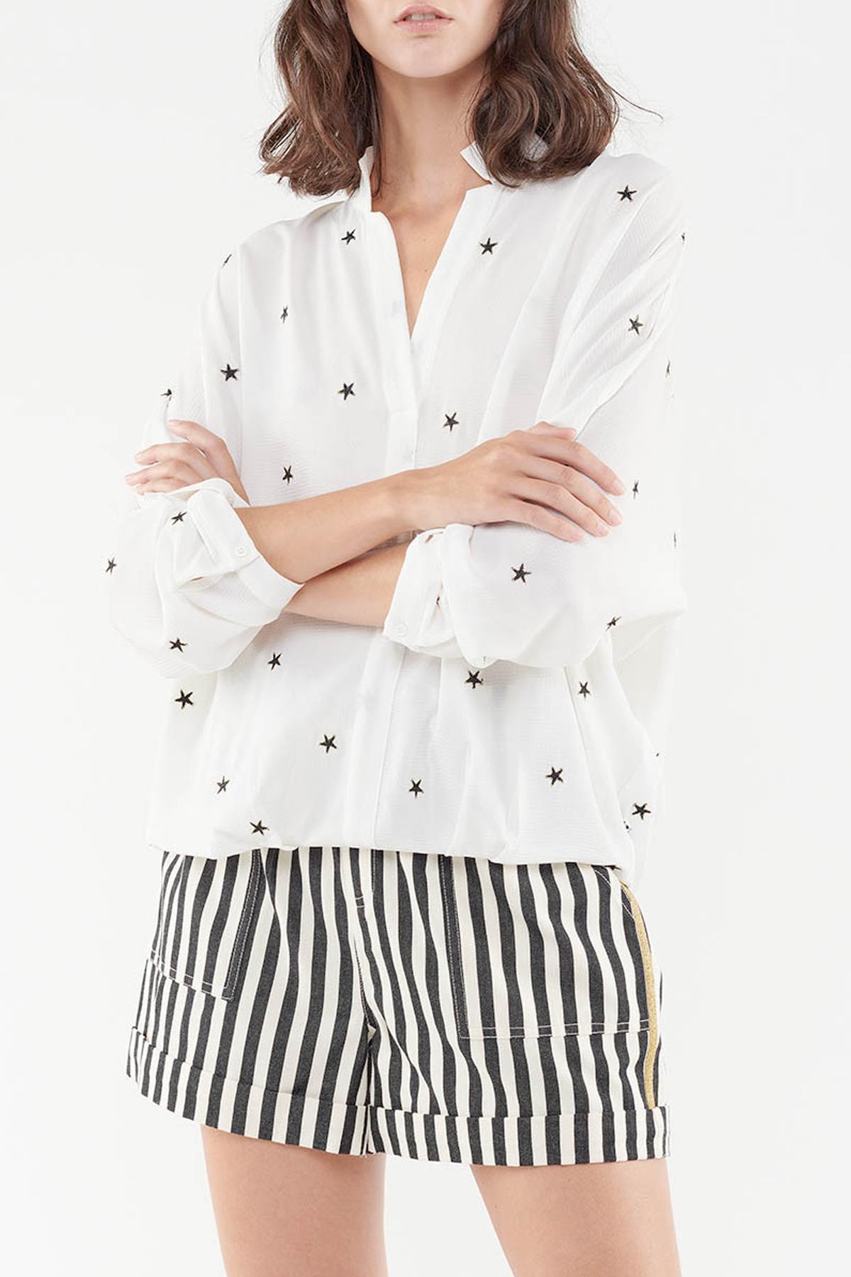 Off-white star embroidered blouse - Image n°5