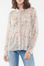 Women's light floral shirt - Image n°5