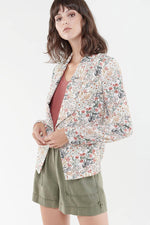 Floral blazer jacket - Image n°1