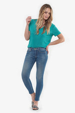 Light blue slim fit jeans - Image n°3