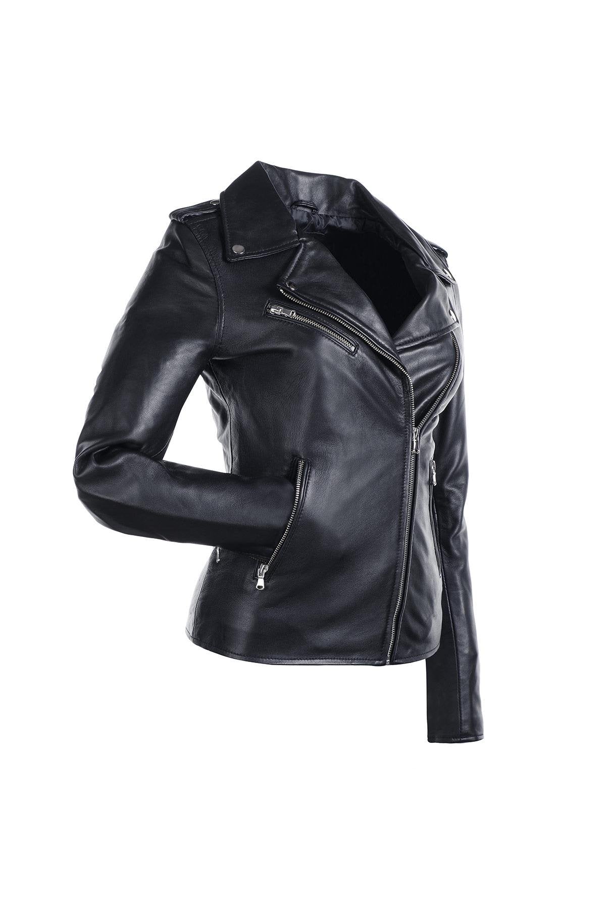Black perfecto without belt for women - Image n°3