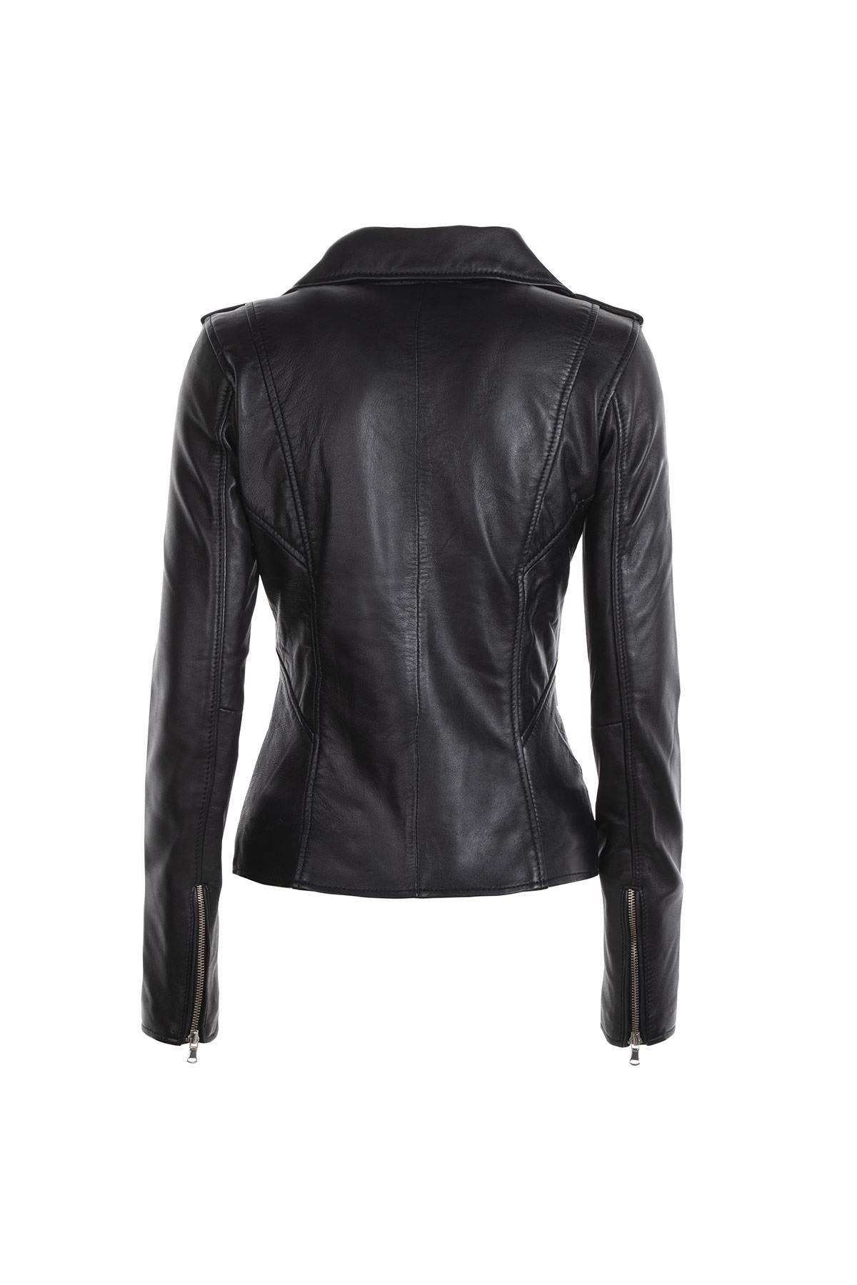 Black perfecto without belt for women - Image n°4