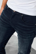 Slim fit vintage blue jeans - Image n°2
