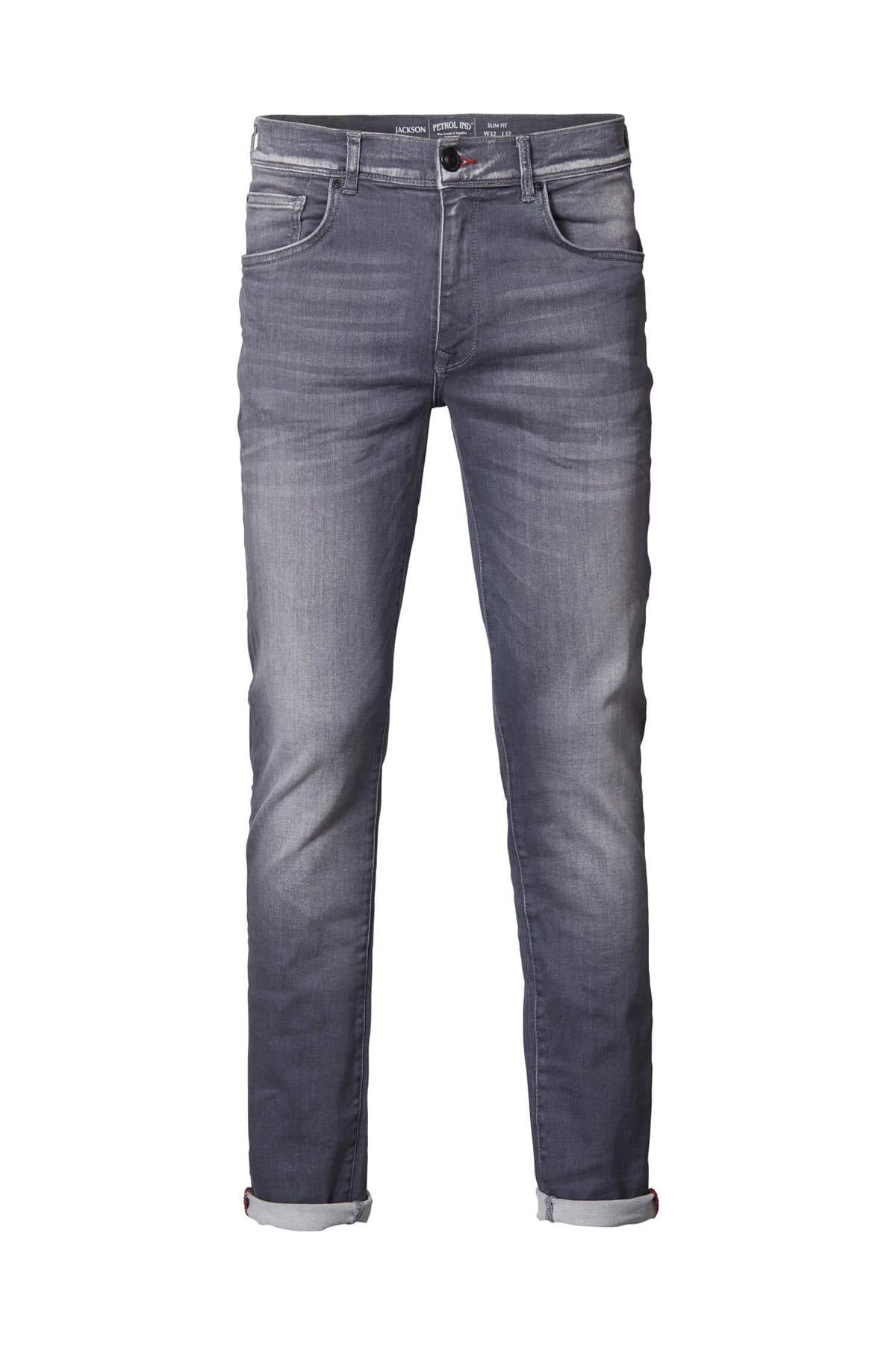 Jackson slimfit washed gray jeans - Image n°4