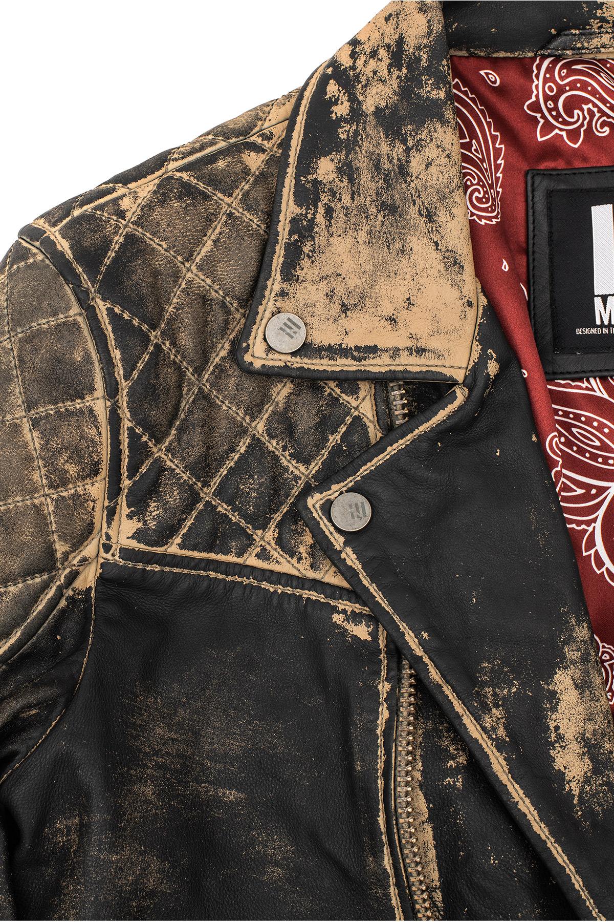 Hand-aged leather perfecto - Image n°8