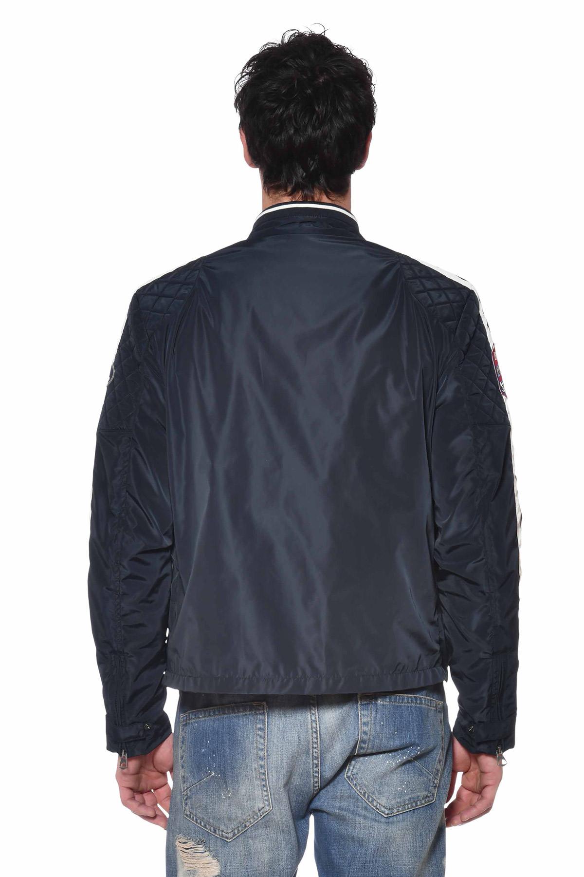 Biker style textile jacket - Image n°2