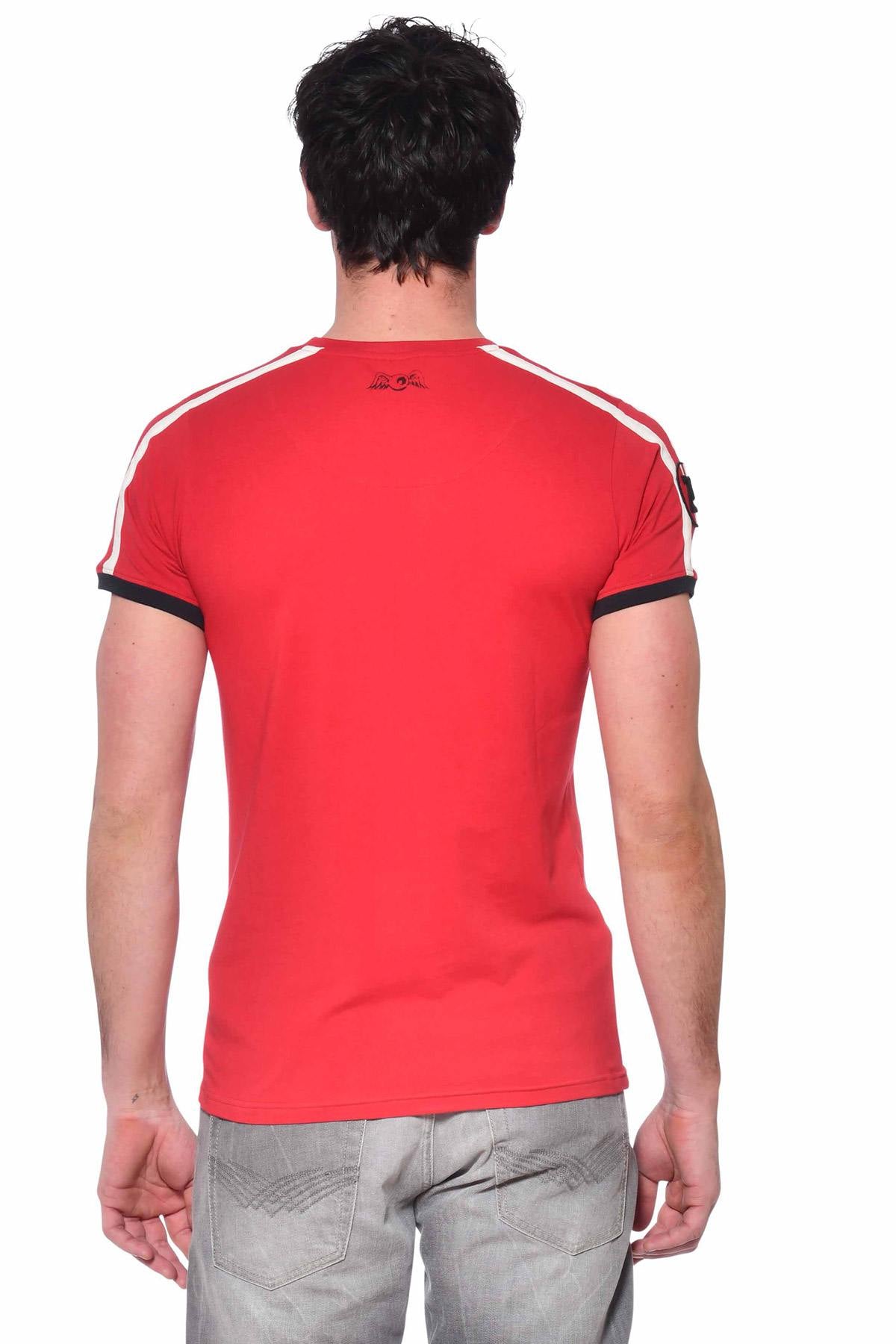 Red round neck t-shirt - Image n°2