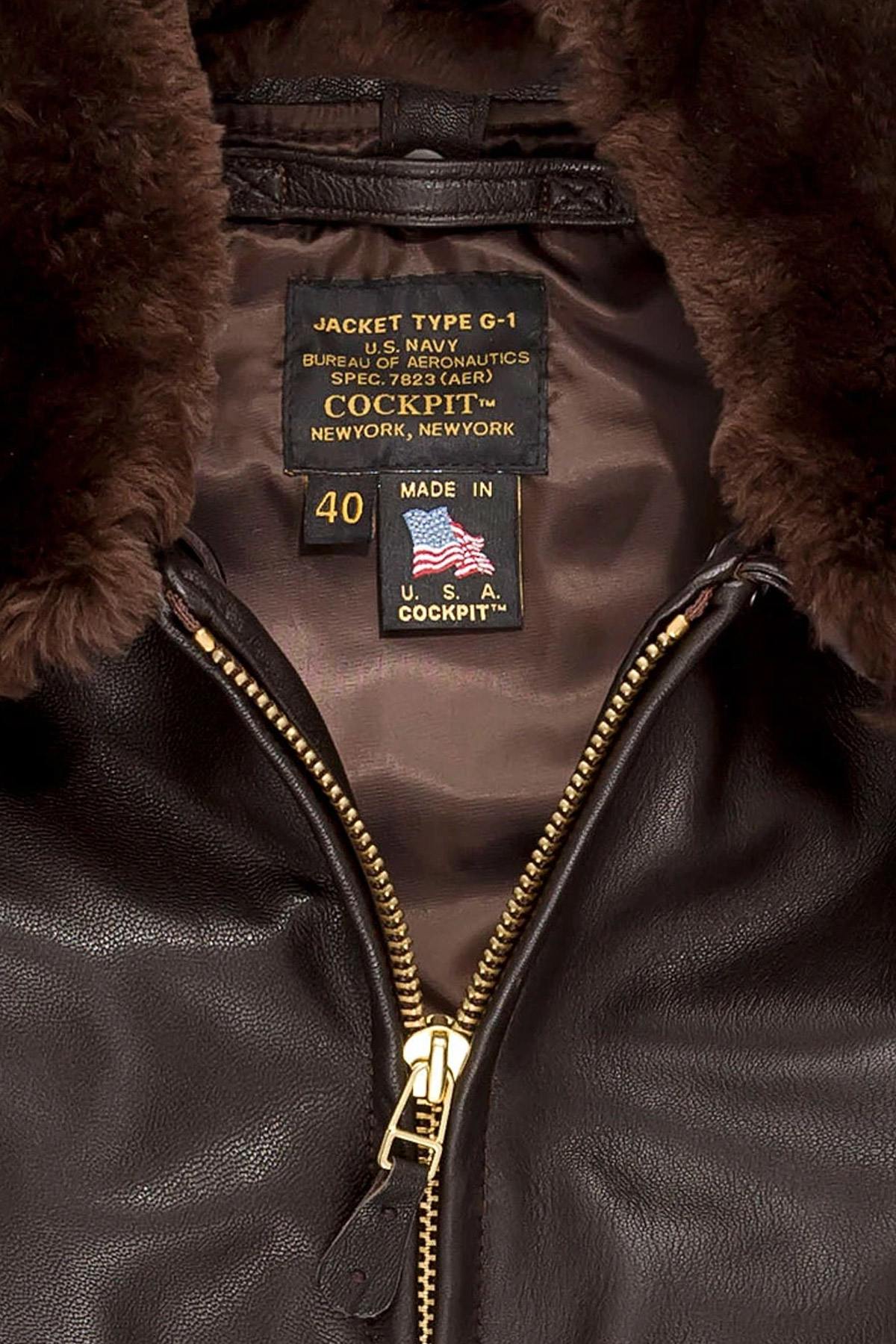 US Navy G-1 bomber jacket - Image n°3