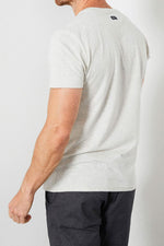 Men's white round-neck t-shirt - Image n°3