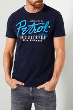 Men's navy blue t-shirt - Image n°1