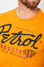 Gold yellow t-shirt for men - Image n°2