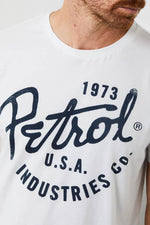 Men's white round neck t-shirt - Image n°3