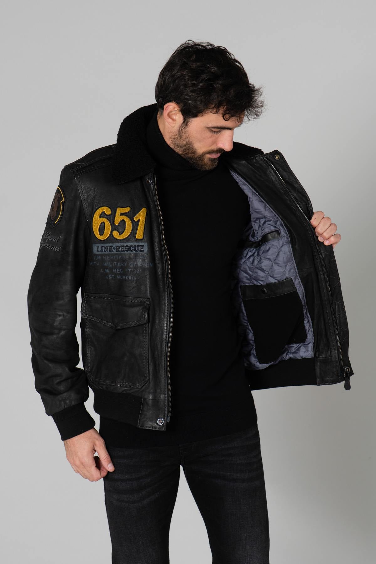 Sky Angels Italian Bomber Jacket - Image n°7