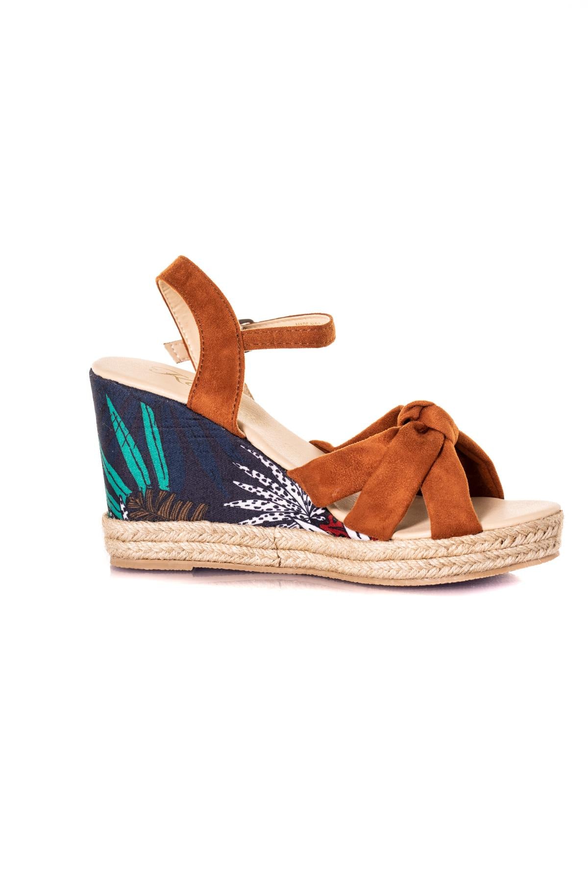 Brown wedge heels - Image n°7