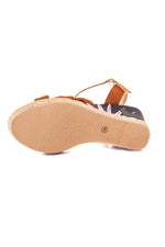 Brown wedge heels - Image n°8