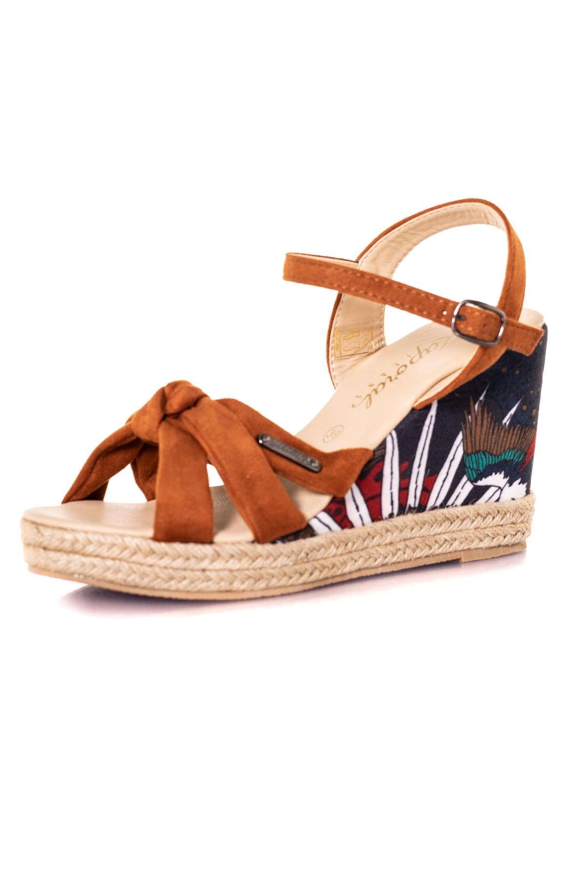 Brown wedge heels - Image n°10