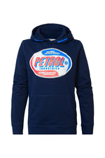Navy hooded sweatshirt - Image n°3