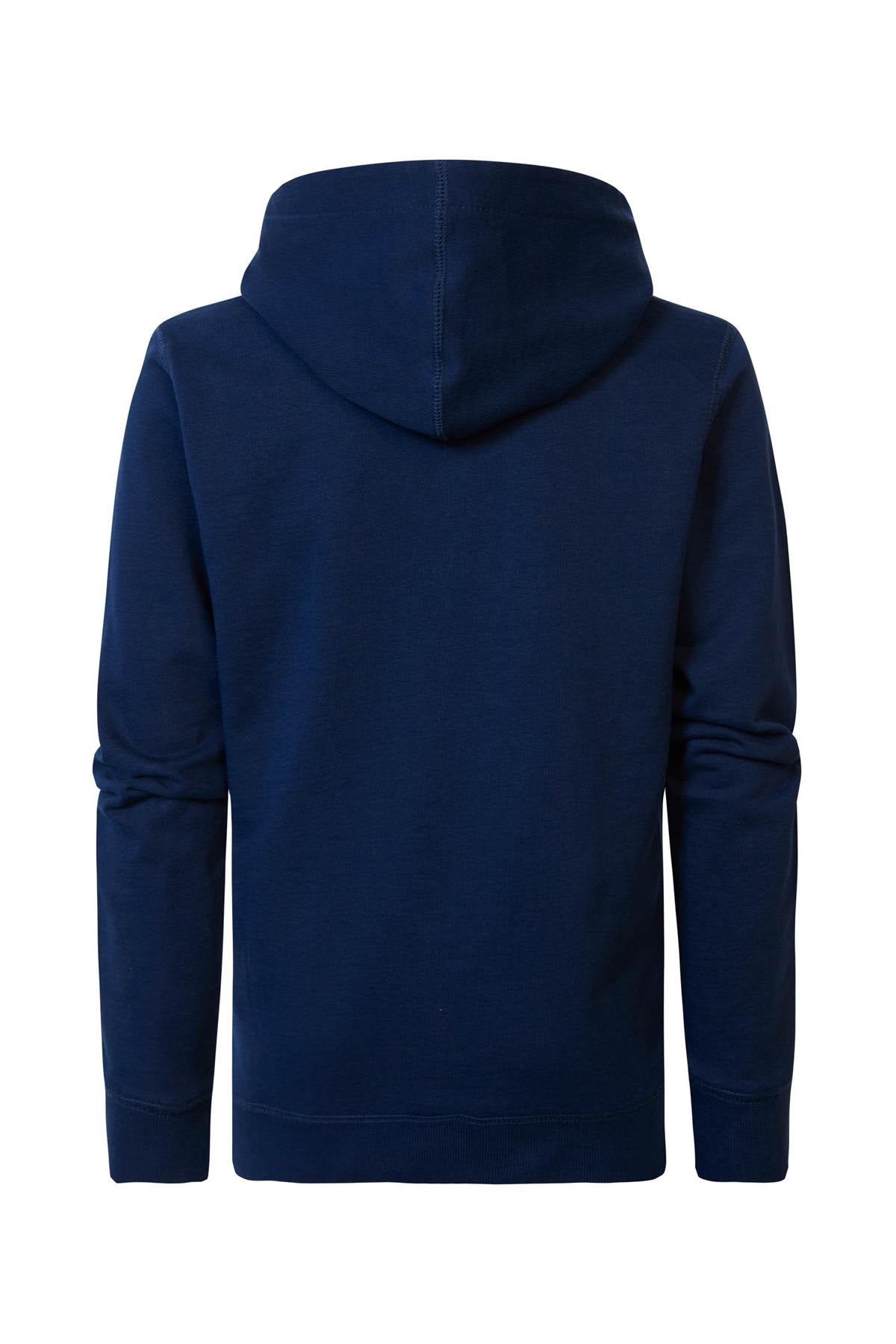 Navy hooded sweatshirt - Image n°4