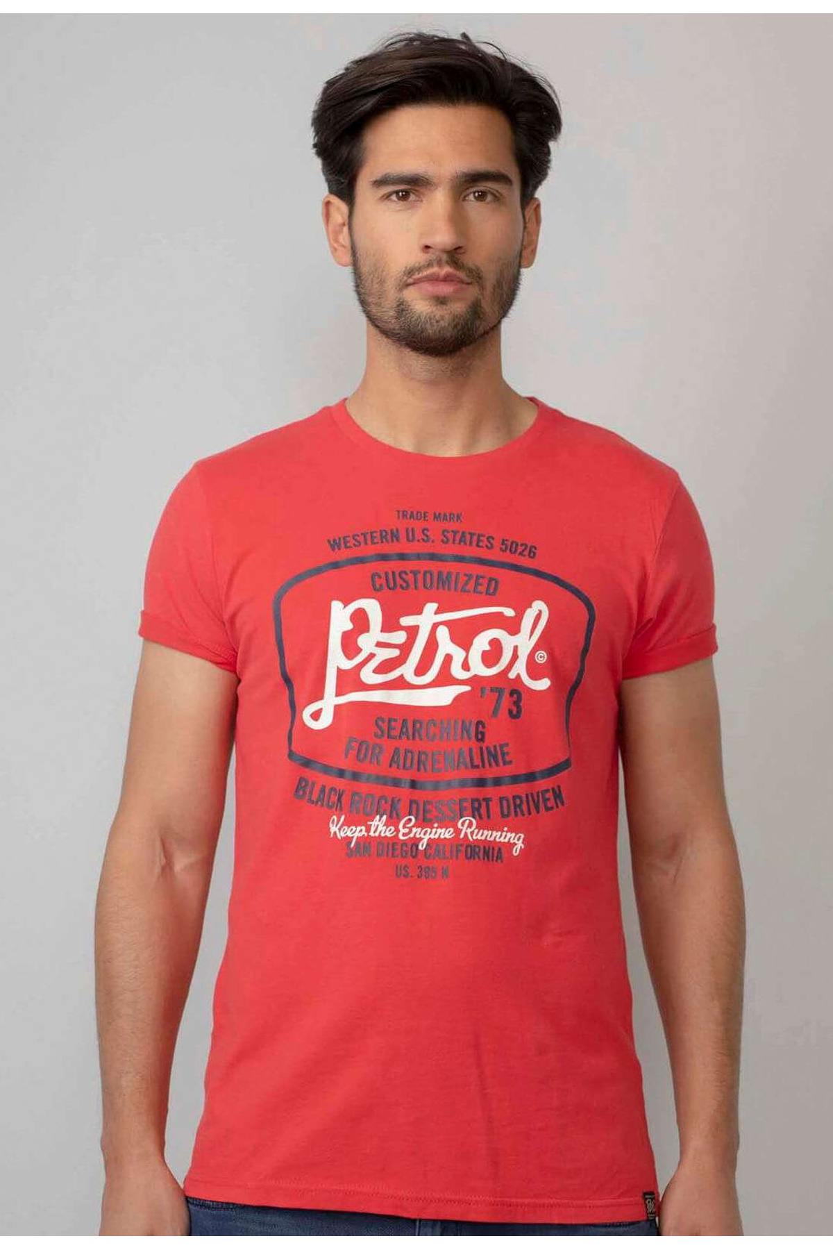 Red men's t-shirt - Image n°1