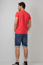 Red men's t-shirt - Image n°3