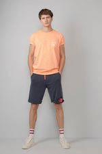Men's heather orange t-shirt - Image n°2