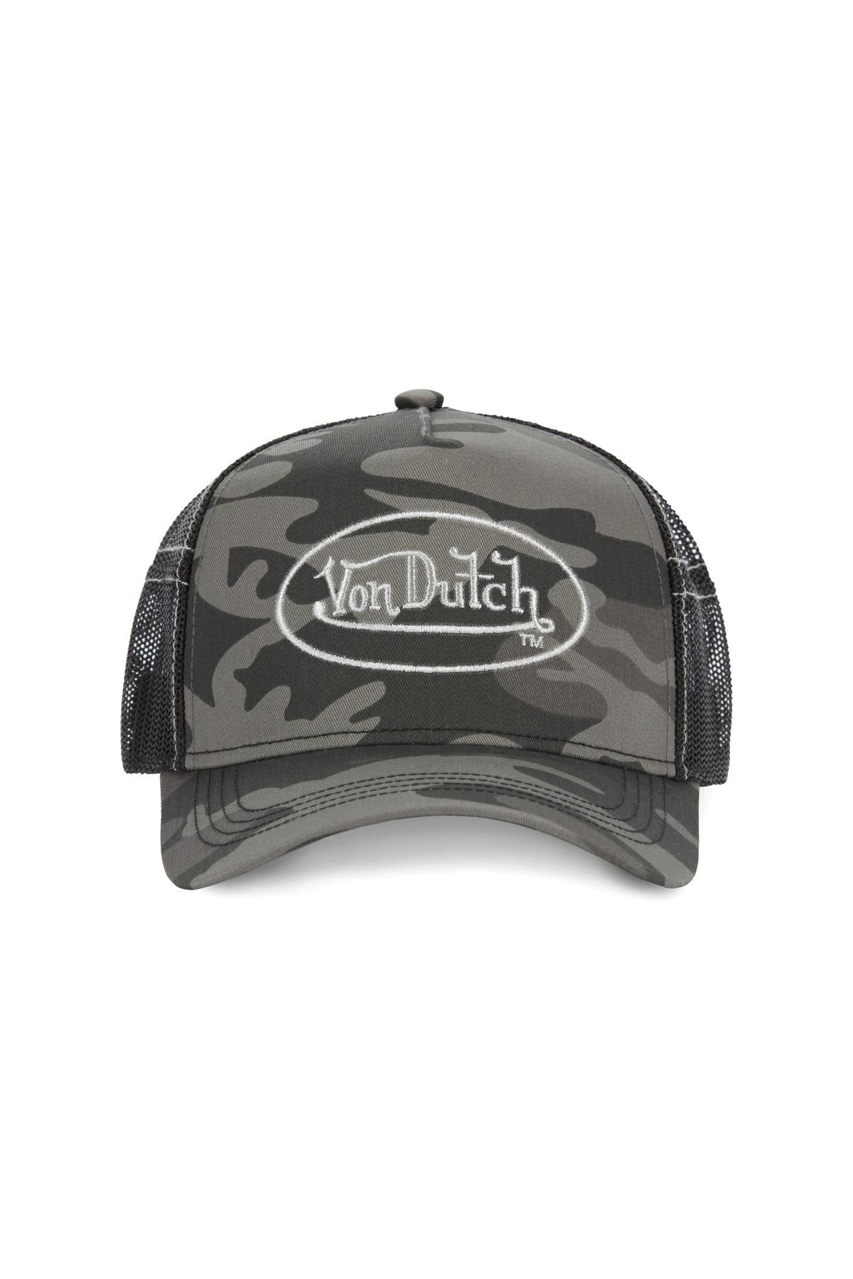 Silver gray camouflage cap - Image n°4