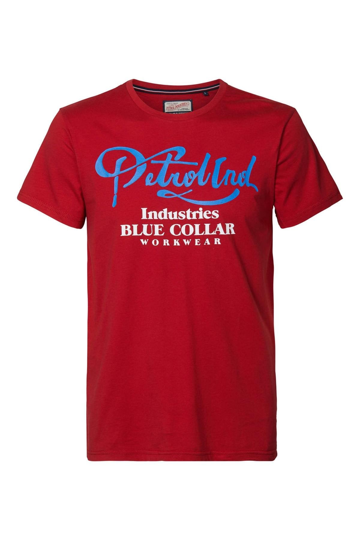 Boys' red round-neck t-shirt - Image n°1