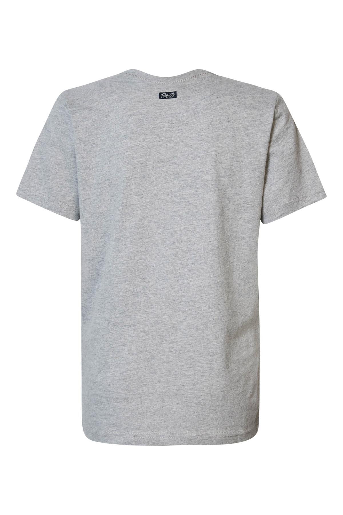 Petrol Moto heather gray t-shirt - Image n°2