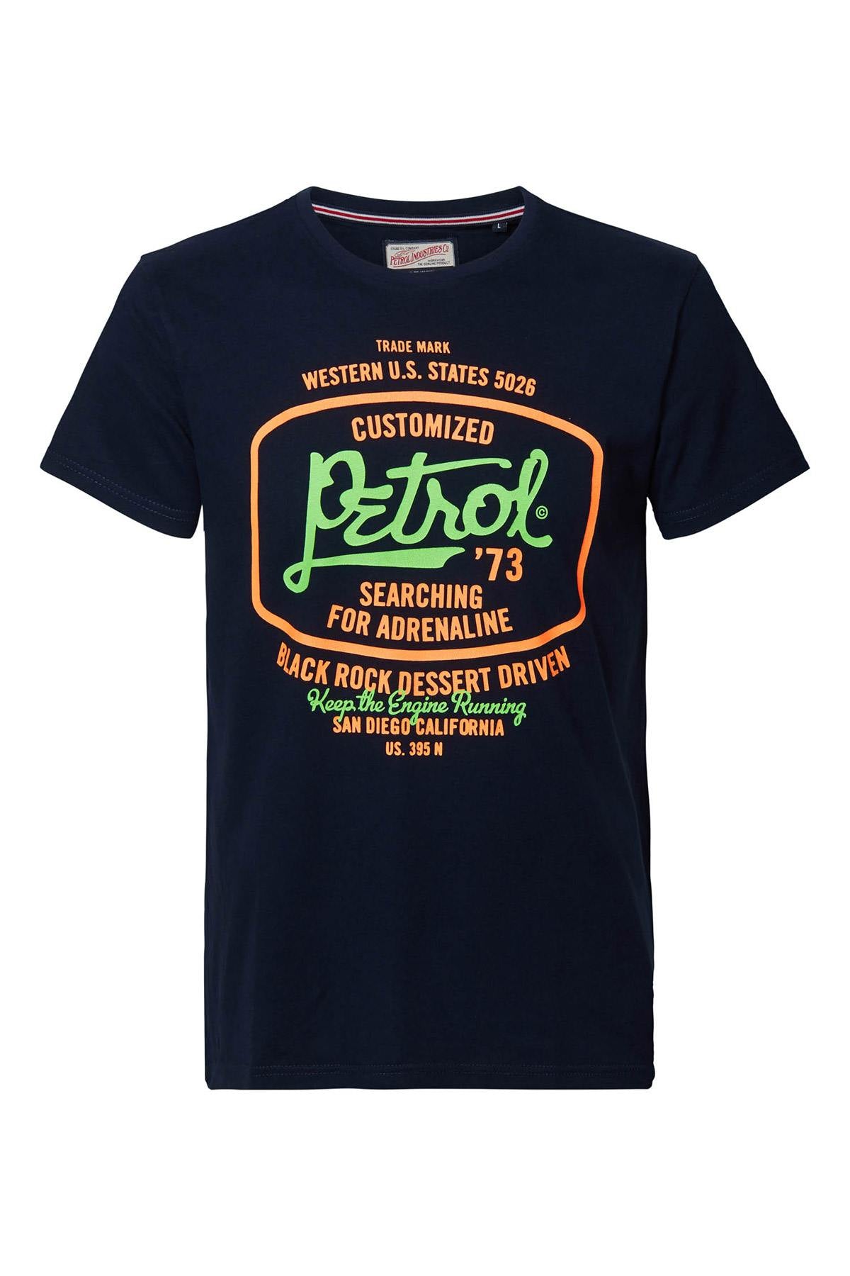 Men's navy blue t-shirt - Image n°1