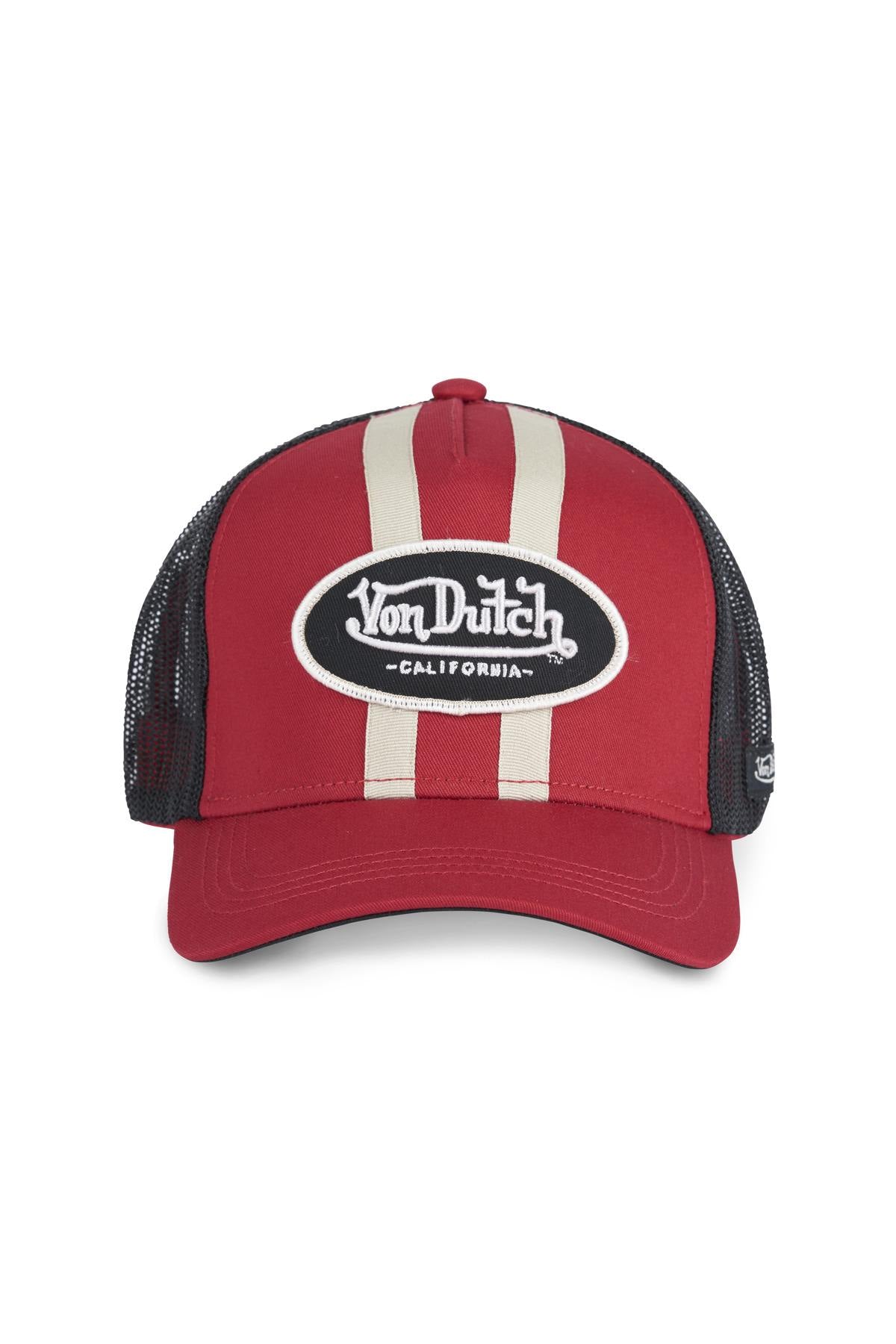 Racing cap red black white - Image n°1
