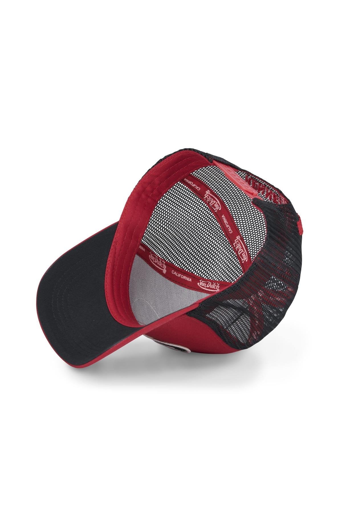Racing cap red black white - Image n°3